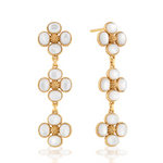 Capucine De Wulf Clover Linear Earrings - MOP