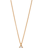 Capucine De Wulf Clover Double Sided Charm Necklace, 16"+2" - MOP