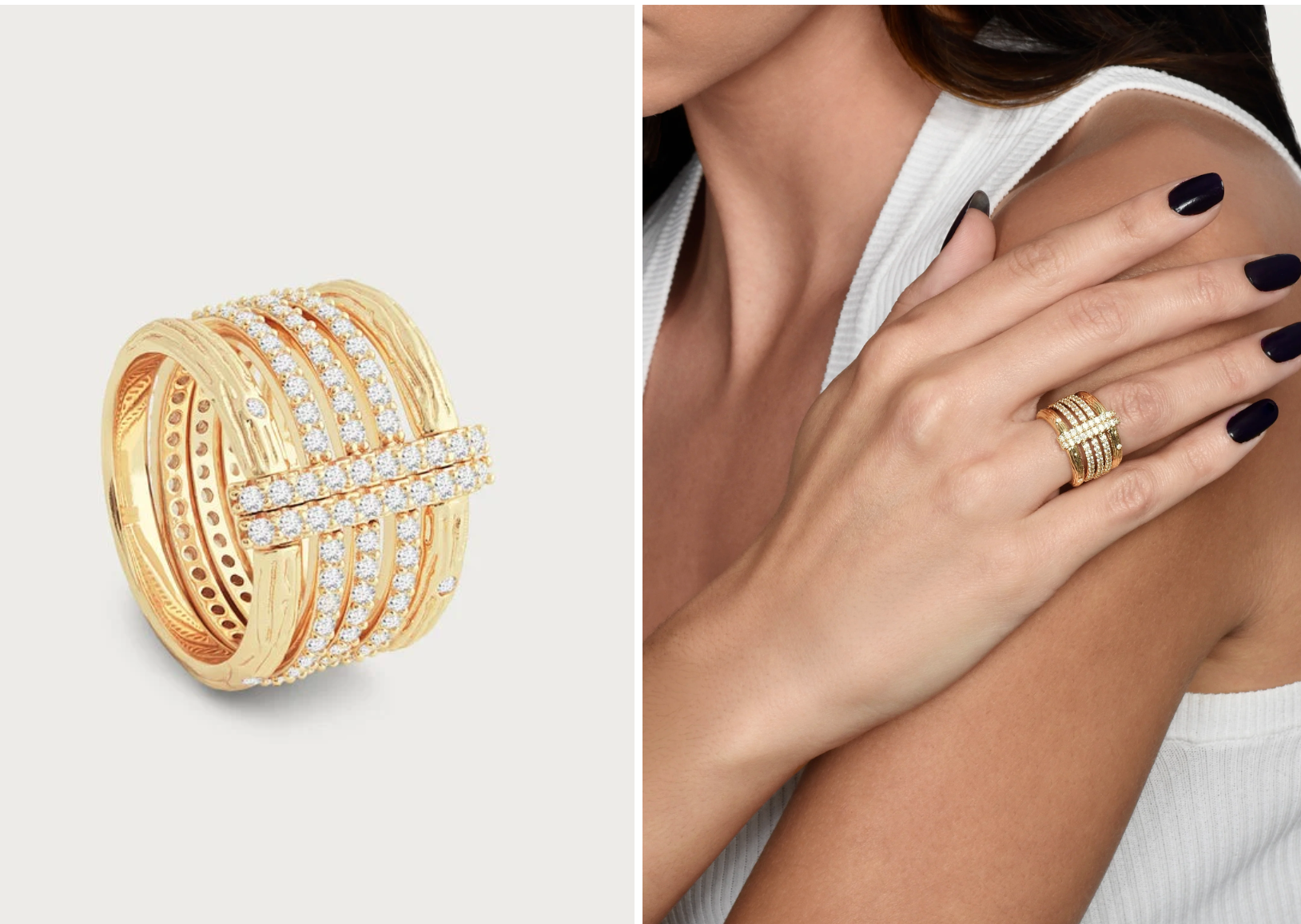 Anabel Aram Enchanted Forest Multi Stack Ring