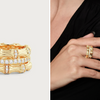 Anabel Aram Bamboo Stack Rings
