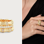 Anabel Aram Bamboo Stack Rings