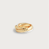 Anabel Aram Farrier Mixed Metal Triple Band Ring
