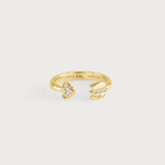 Anabel Aram Heart Arrow Ring