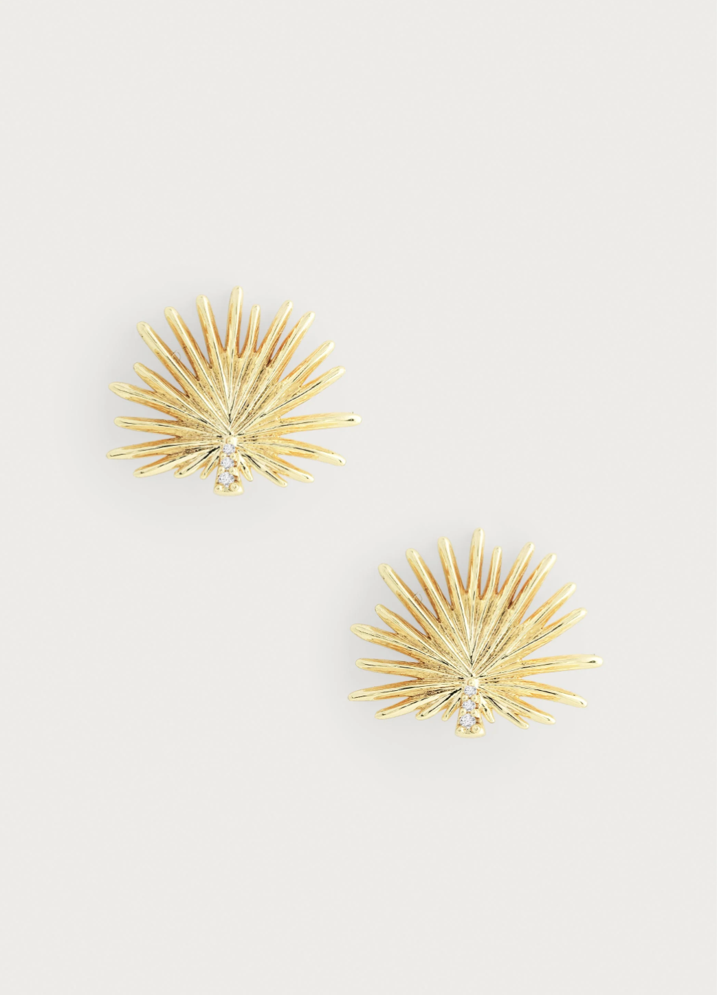 Anabel Aram Palm Stud Earrings
