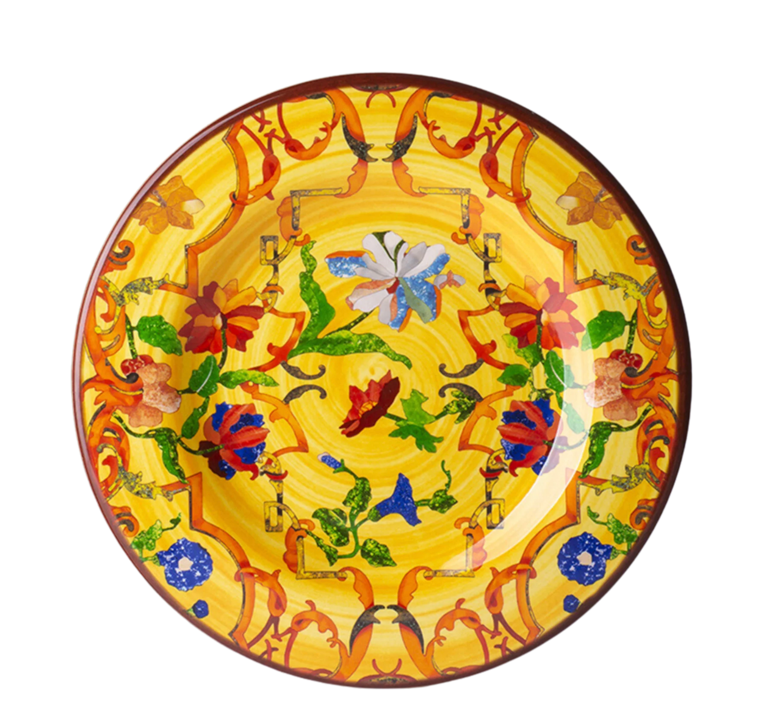 Mario Luca Giusti Pancale Dinner Plate In Yellow 10.63 Inch
