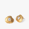 Brackish Cannonborough Gold Plated Stud Earring