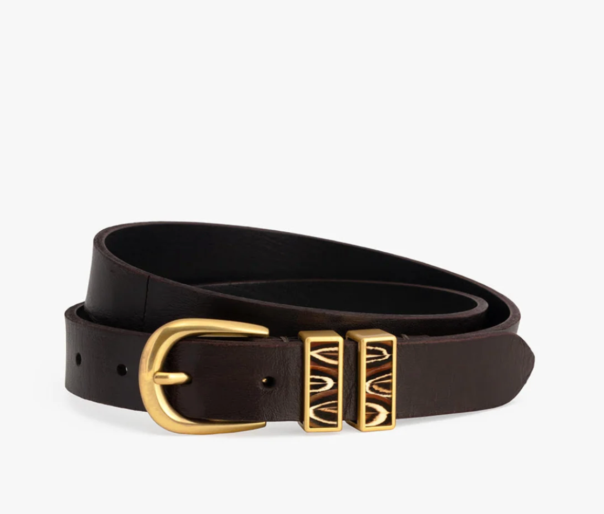Brackish Over The Moon Maddie Belt Chocolate