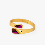 Brackish Aaliyah Bezel Hinge Cuff