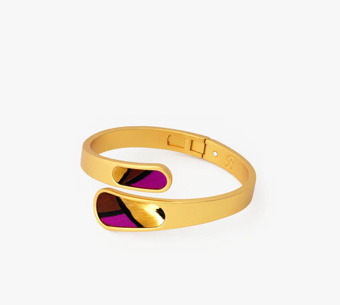 Brackish Aaliyah Bezel Hinge Cuff