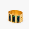 Brackish Natalie Striped Hinge Cuff