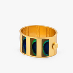 Brackish Natalie Striped Hinge Cuff