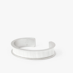 Brackish Alba Thin Cuff In Silver
