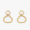 Brackish Ansonborough Gold Plated Drop Earring