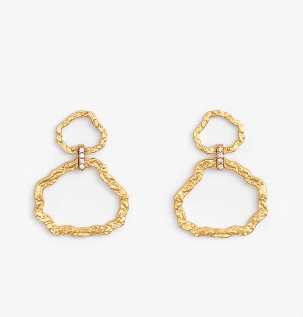 Brackish Ansonborough Gold Plated Drop Earring