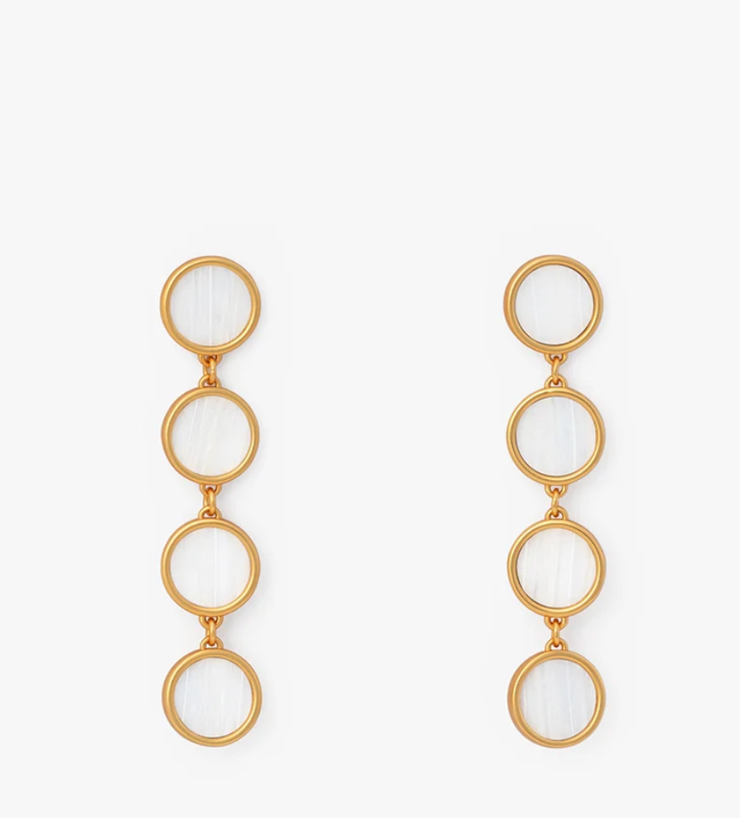 Brackish Amy Multi-Bezel Drop Earring