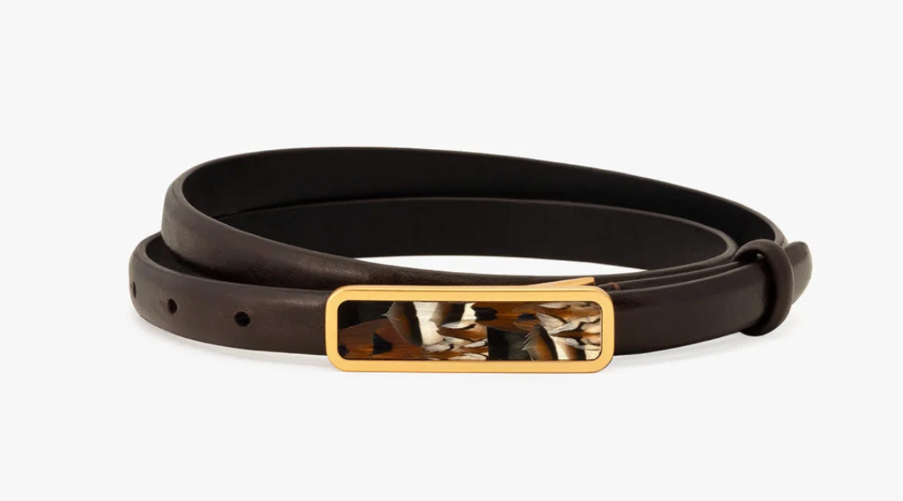 Brackish ACE Basin Abby Belt Chocolate