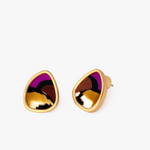 Brackish Violet Stud Earring