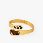 Brackish Ari Bezel Hinge Cuff