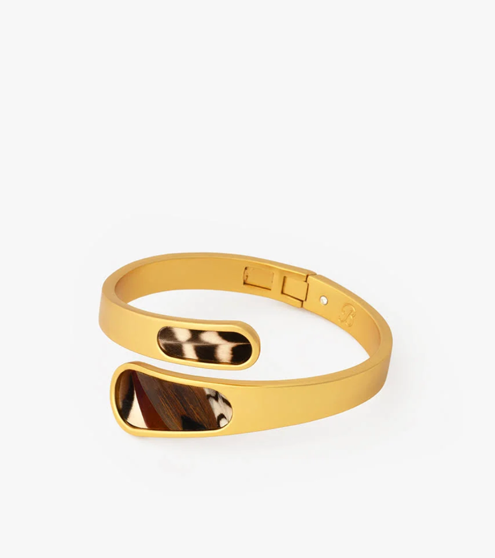 Brackish Ari Bezel Hinge Cuff
