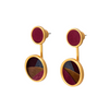Brackish Alicia Bezel Jacket Earring