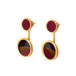 Brackish Alicia Bezel Jacket Earring