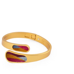 Brackish Lucy Bezel Hinge Cuff