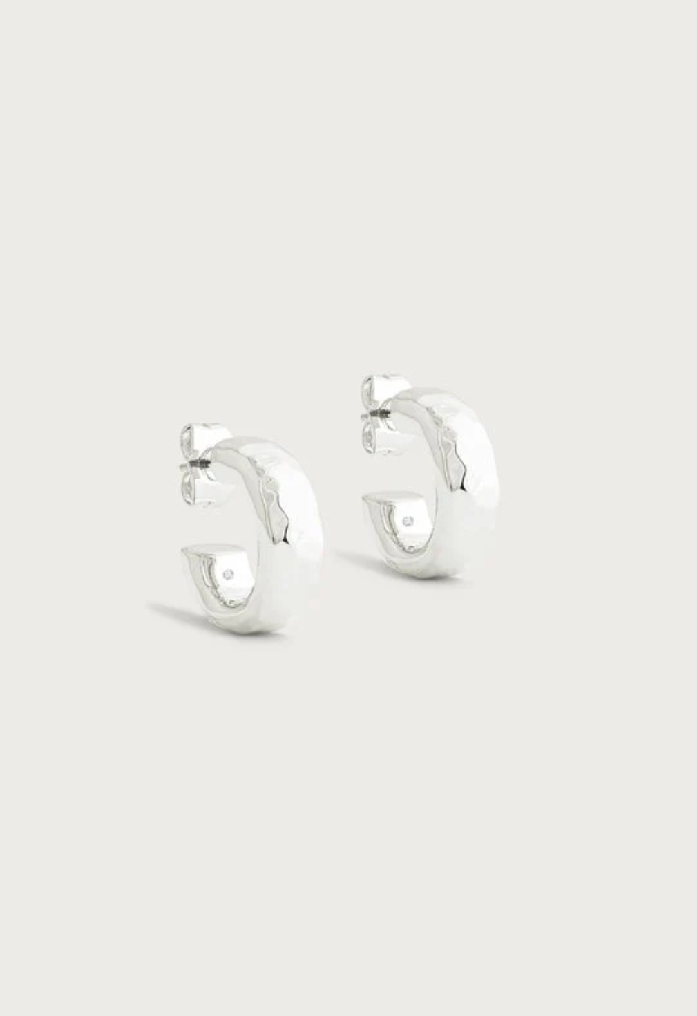 Anabel Aram Farrier Huggie Hoop Earrings