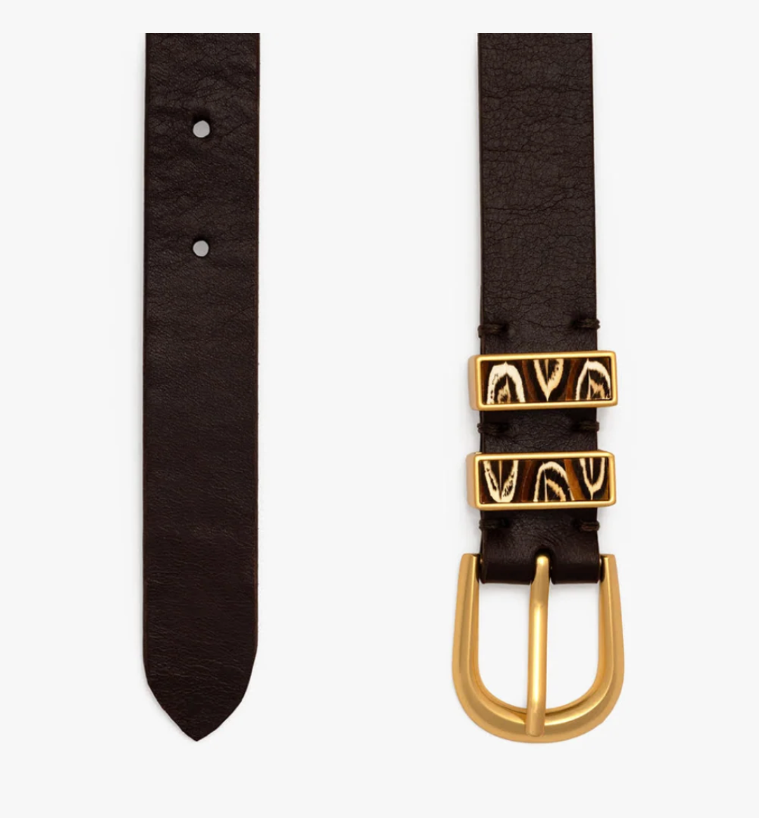 Brackish Over The Moon Maddie Belt Chocolate