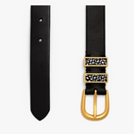 Brackish Over the Moon Maddie Belt Black Guinea