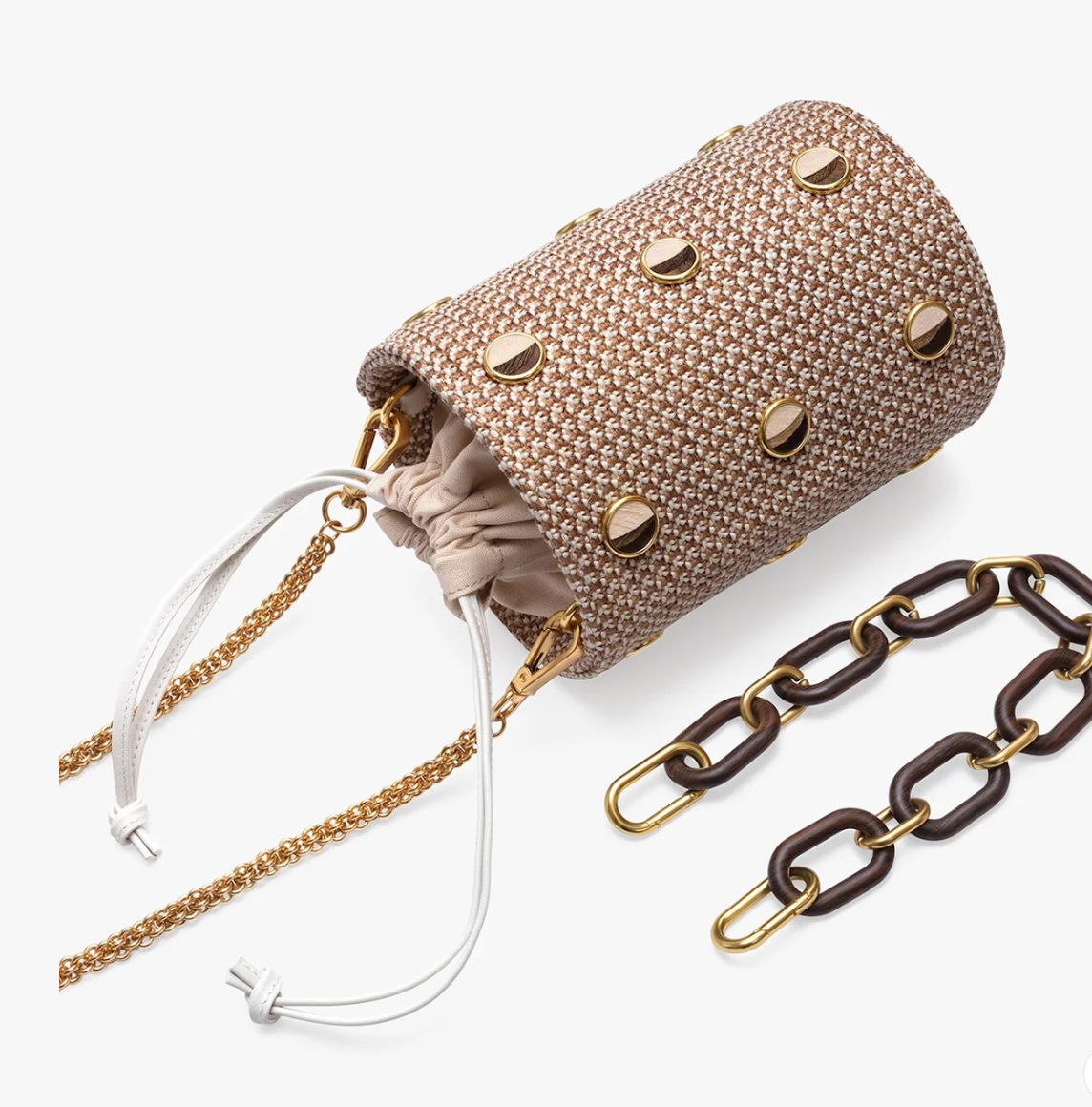 Greenwich Bucket Bag Raffia