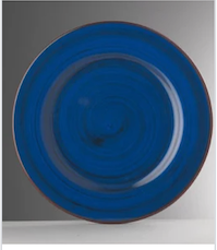 St Tropez Medium Dinner Plate Blue 10.5in