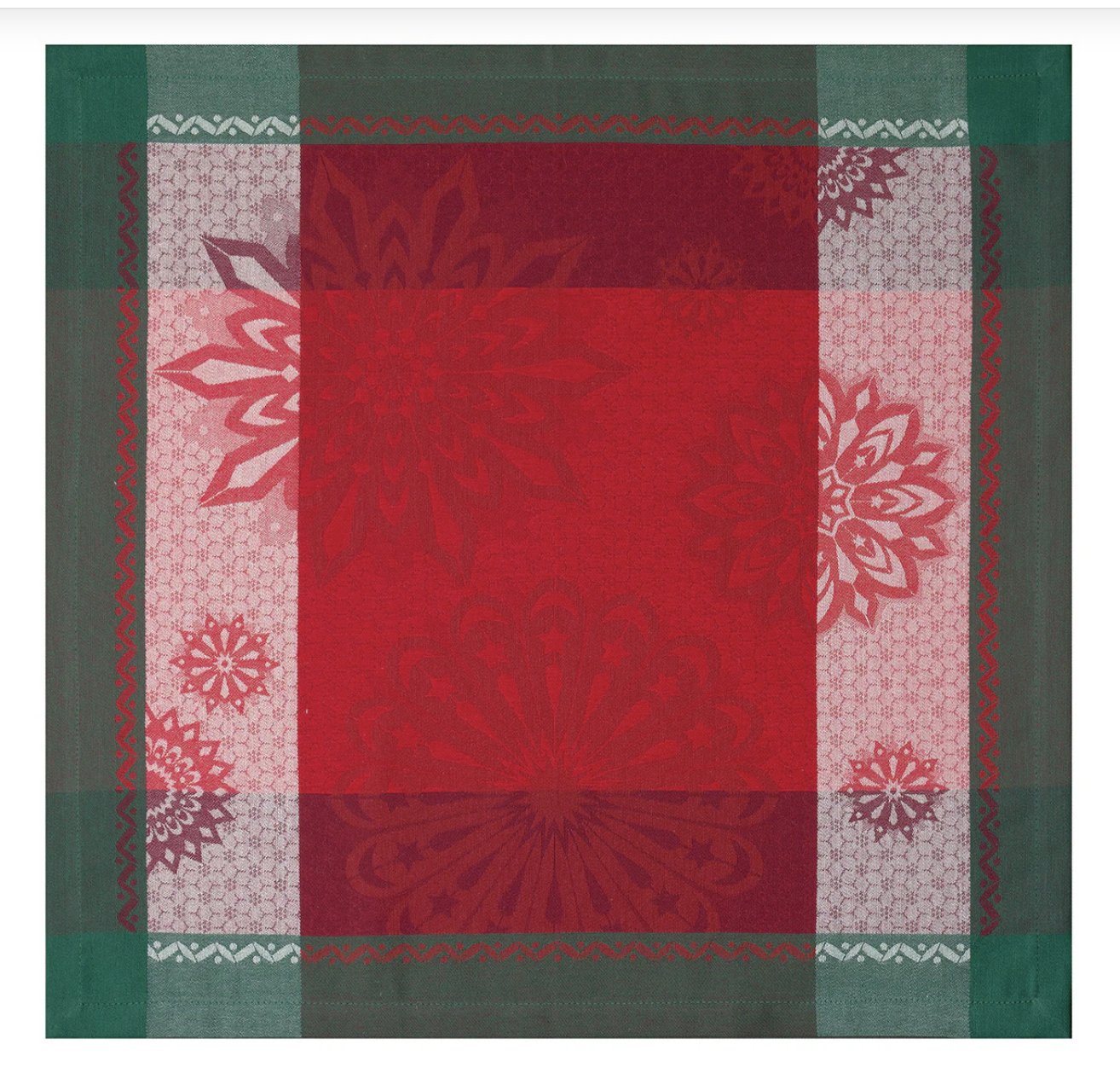 Le Jacquard Francais Lumiere D'Etolies Red Napkin S/4