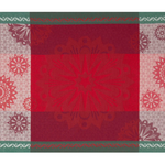Le Jacquard Francais S/4 Lumiere D'Etolies Red Placemat