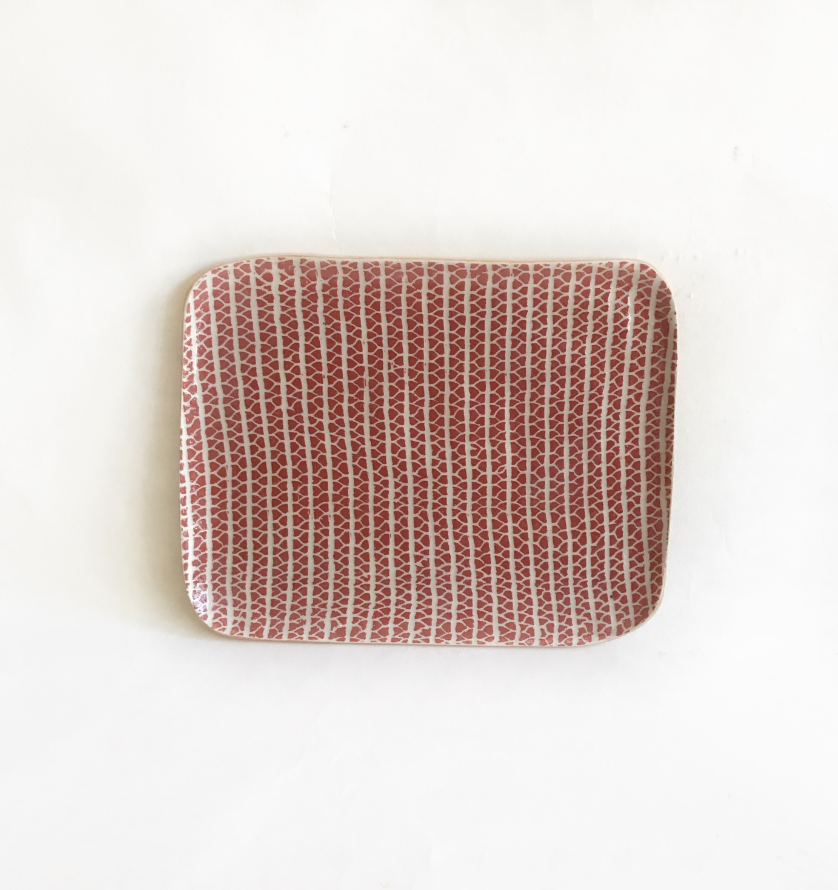 Terrafirma Tidbit Tray Strata Poppy