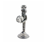 Mini Nutcracker Taper Candleholder