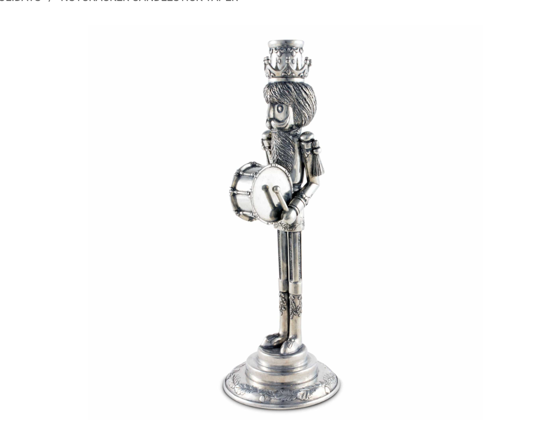 Nutcracker Candlestick Holder
