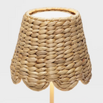 Zafferano America Scalloped Water Hyacinth Shade