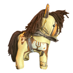 Vintage Silk Scarf Patchwork Horse