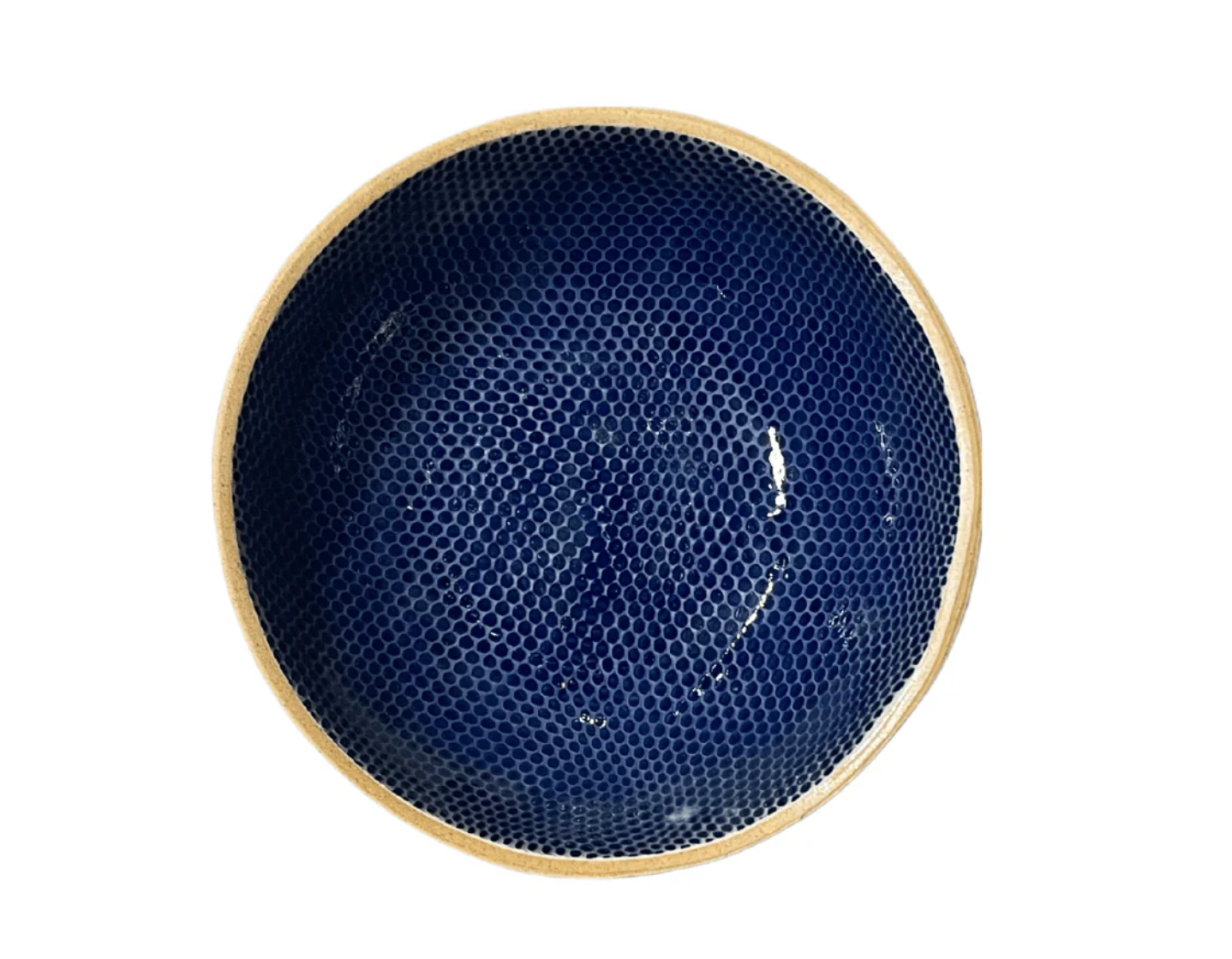 Terrafirma Soup Bowl in Honeycomb Cobalt