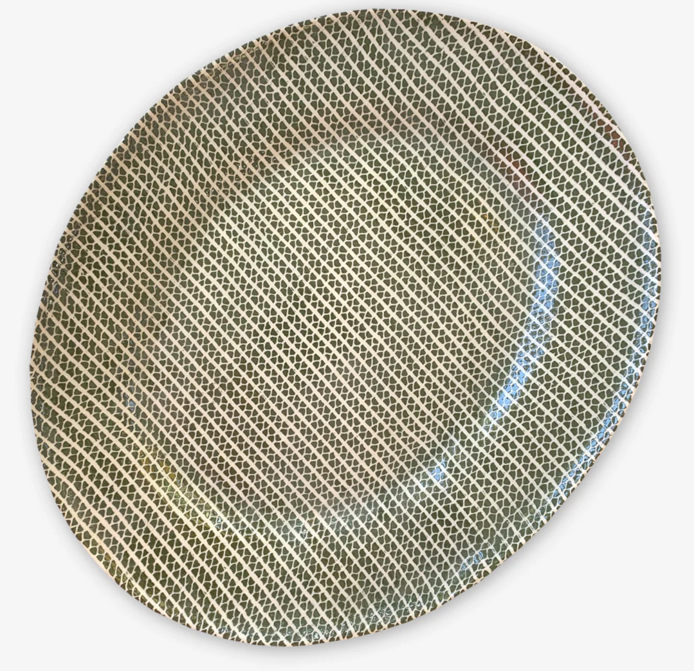 Terrafirma Medium Oval Tray in Strata Pine