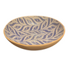 Terrafirma Medium Server Bowl in Paisley Cobalt
