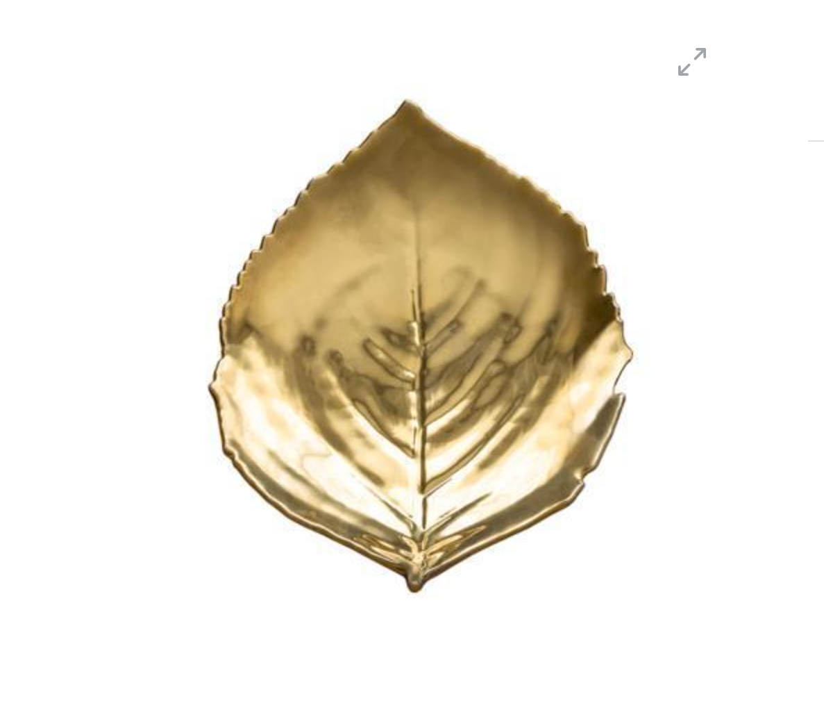 Hydrangea Leaf Platter 9" (2 Colors)