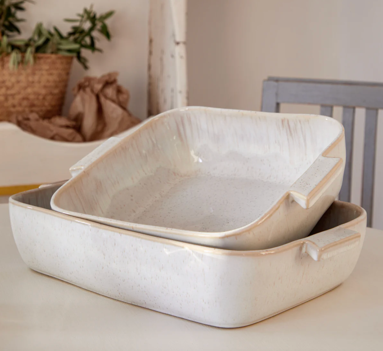 Rectangular Baker Eivissa Sand Beige (16 Inch)