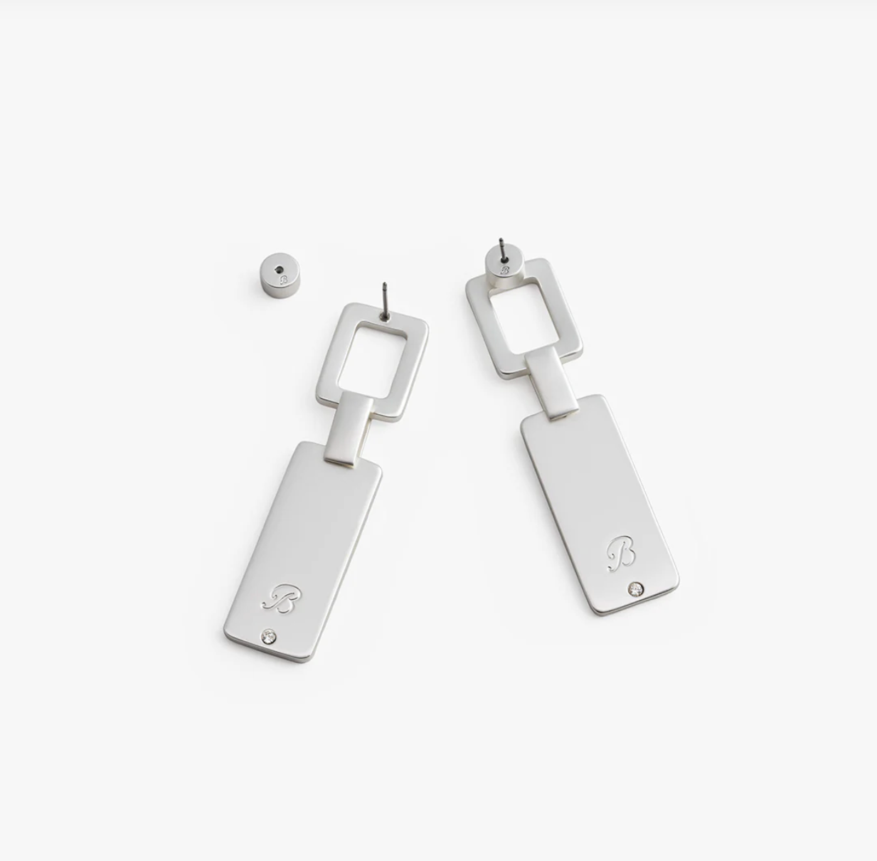 Brackish Kwan Silver Drop Earring