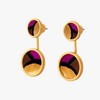 Brackish Sophia Bezel Jacket Earring