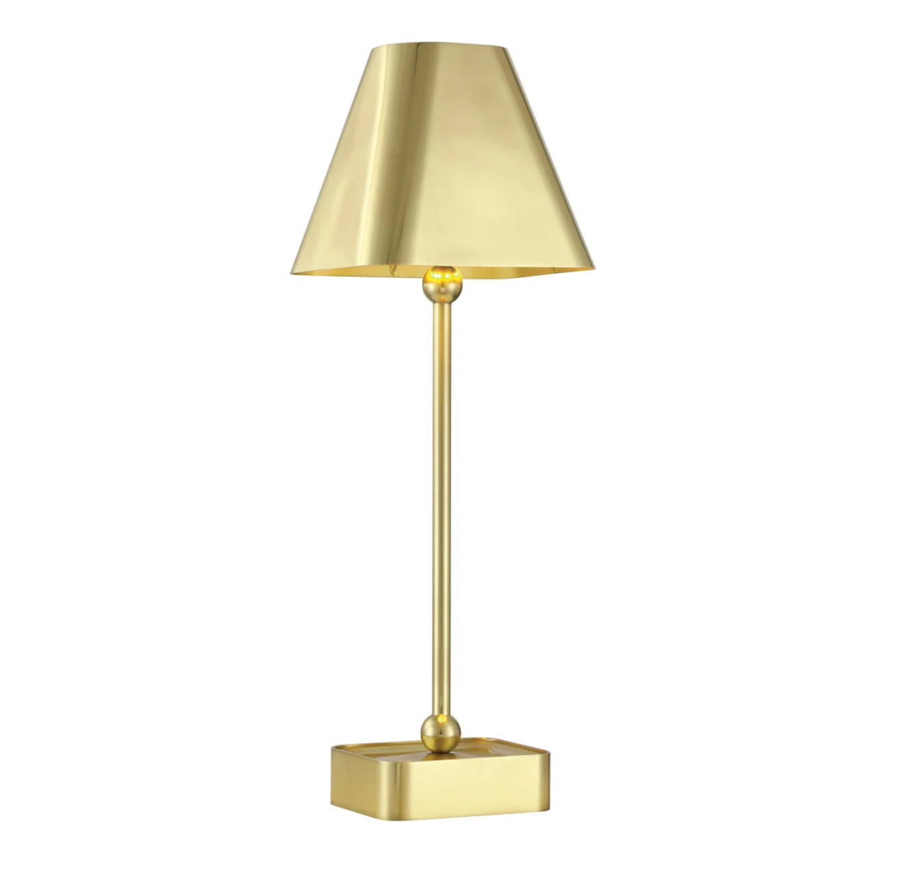 Godabout Brass Cordless Table Lamp
