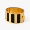 Brackish Lola Striped Hinge Cuff