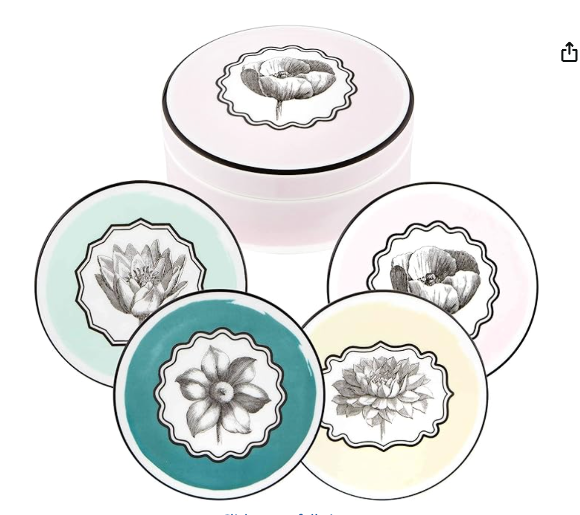 Vista Alegre Herbariae Coasters S/4