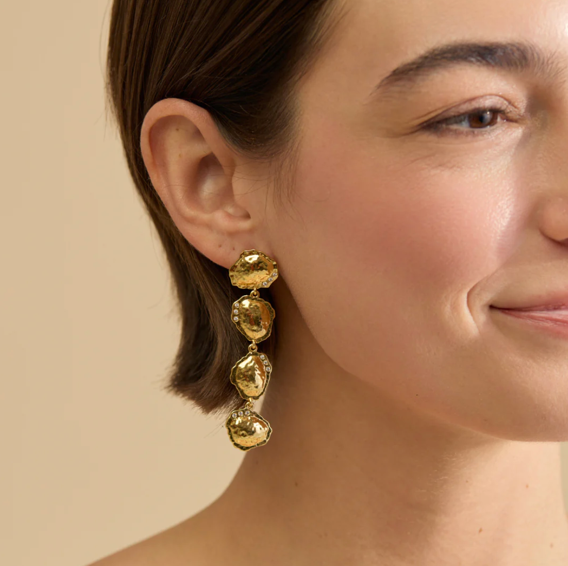 Brackish French Quarter Drop Earring in Gold