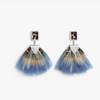 Brackish Sydney Silver Bezel Drop Earring